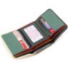 Кожаный разноцветный женский кошелек с монетницей на магните ST Leather 1767240 - 7