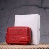 Компактний жіночий гаманець з натуральної шкіри на блискавці KARYA (2421342) - 8