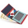Маленький жіночий шкіряний гаманець червоного кольору на магніті ST Leather 1767340 - 7