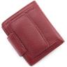 Бордовий жіночий гаманець невеликого розміру ST Leather (16377) - 4
