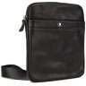 Черная мужская сумка-планшет из натуральной гладкой кожи Tiding Bag 77540 - 1