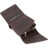 Шкіряний гаманець шоколадного кольору з фіксацією на магніт Grande Pelle 67840 - 7