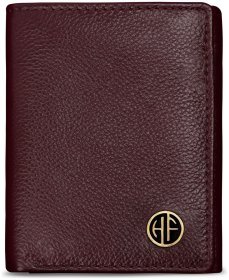 Чоловіче портмоне зі шкіри на кнопці в 2 складання Hammonds Flycatcher HF597 коричневого кольору 108040