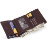 Мужское портмоне из кожи на кнопке в 2 сложения Hammonds Flycatcher HF597 коричневого цвета 108040 фото №2 Мужское портмоне из кожи на кнопке в 2 сложения Hammonds Flycatcher HF597 коричневого цвета 108040 modnotak фото - 2