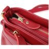 Стильная каркасная женская сумка на каждый день из натуральной кожи через плечо Vintage 98140 красного цвета modnotak фото - 5