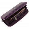 Жіночий великий гаманець фіолетового кольору ST Leather (16661) - 4