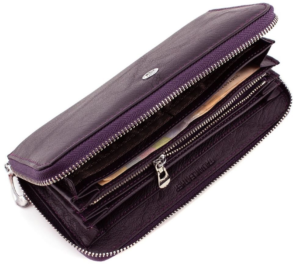Женский большой кошелек фиолетового цвета ST Leather (16661)