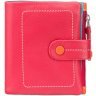 Червоний шкіряний жіночий гаманець невеликого розміру з фіксацією на кнопку Visconti Mojito 68840 - 1