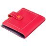 Красный кожаный женский кошелек небольшого размера с фиксацией на кнопку Visconti Mojito 68840 - 5