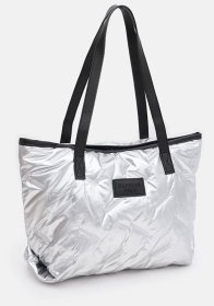 Практичная женская сумка серебристого цвета Monsen 88840