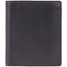 Компактное мужское кожаное портмоне черного цвета с RFID-защитой - Visconti Dr. No 68940 - 1