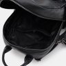 Черный женский рюкзак-сумка среднего размера из натуральной кожи Ricco Grande (59140) - 5