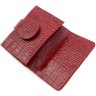 Красный женский кошелек из натуральной износостойкой кожи Tony Bellucci (12463) - 4