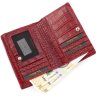 Червоний жіночий гаманець з натуральної зносостійкого шкіри Tony Bellucci (12463) - 5