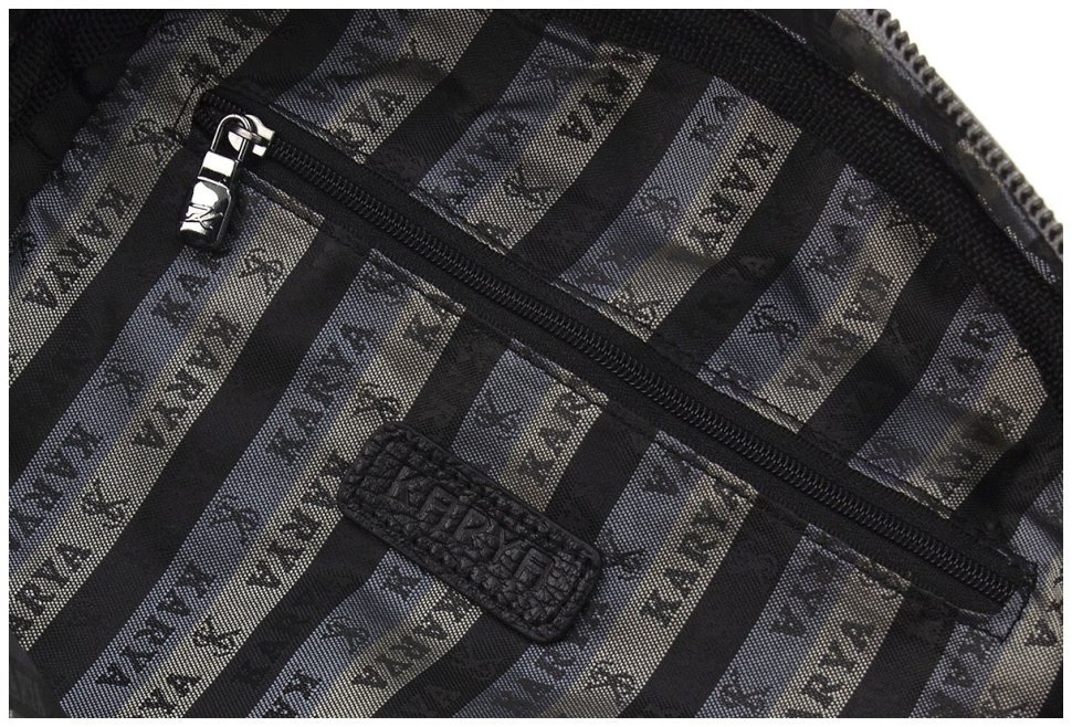 Жіночий міський рюкзак з натуральної шкіри турецького виробництва в сірому кольорі KARYA 69740