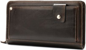 Чоловічий шкіряний недорогий гаманець-клатч у коричневому кольорі Bexhill (19704)
