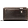 Чоловічий шкіряний недорогий гаманець-клатч у коричневому кольорі Bexhill (19704) - 4