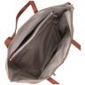 Бежевая женская сумка большого размера из натуральной кожи Vintage 2422304 - 4