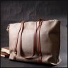 Бежевая женская сумка большого размера из натуральной кожи Vintage 2422304 - 7