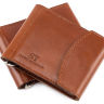 Недорогий затиск для грошей рудого кольору ST Leather (16847) - 1