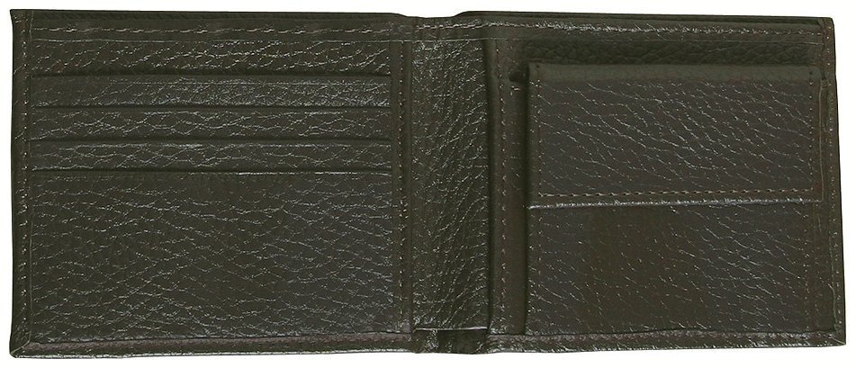 Кожаное портмоне с монетницей коричневого цвета Vip Collection 102541 modnotak фото №4