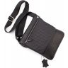 Мужская черная сумка-планшет из натуральной кожи с тиснением плетенка H.T. Leather (10221) - 3