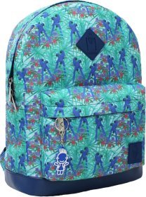 Підлітковий текстильний рюкзак з яскравим принтом на блискавковій застібці Bagland (52841)