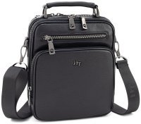Мужская вертикальная кожаная сумка с ручкой H.T Leather (10000)