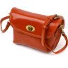 Жіноча сумка-кроссбоді з натуральної шкіри рудого кольору Vintage (2422091) - 1