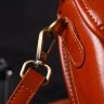 Женская сумка-кроссбоди из натуральной кожи рыжего цвета Vintage (2422091) - 9