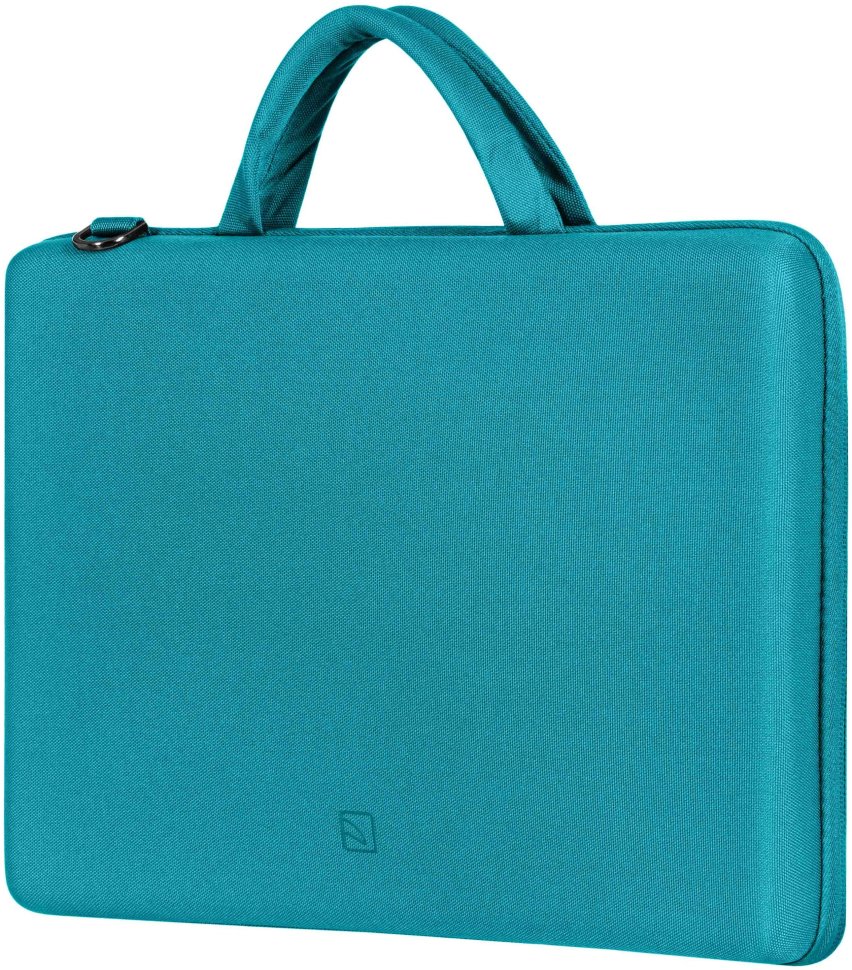 Компактная женская сумка из полиэстера для ноутбука до 14" голубого цветаTucano Darkolor 103541 modnotak фото №3