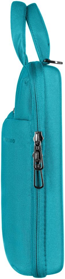 Компактная женская сумка из полиэстера для ноутбука до 14" голубого цветаTucano Darkolor 103541 modnotak фото №5