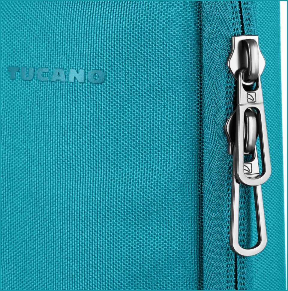 Компактная женская сумка из полиэстера для ноутбука до 14" голубого цветаTucano Darkolor 103541 modnotak фото №8