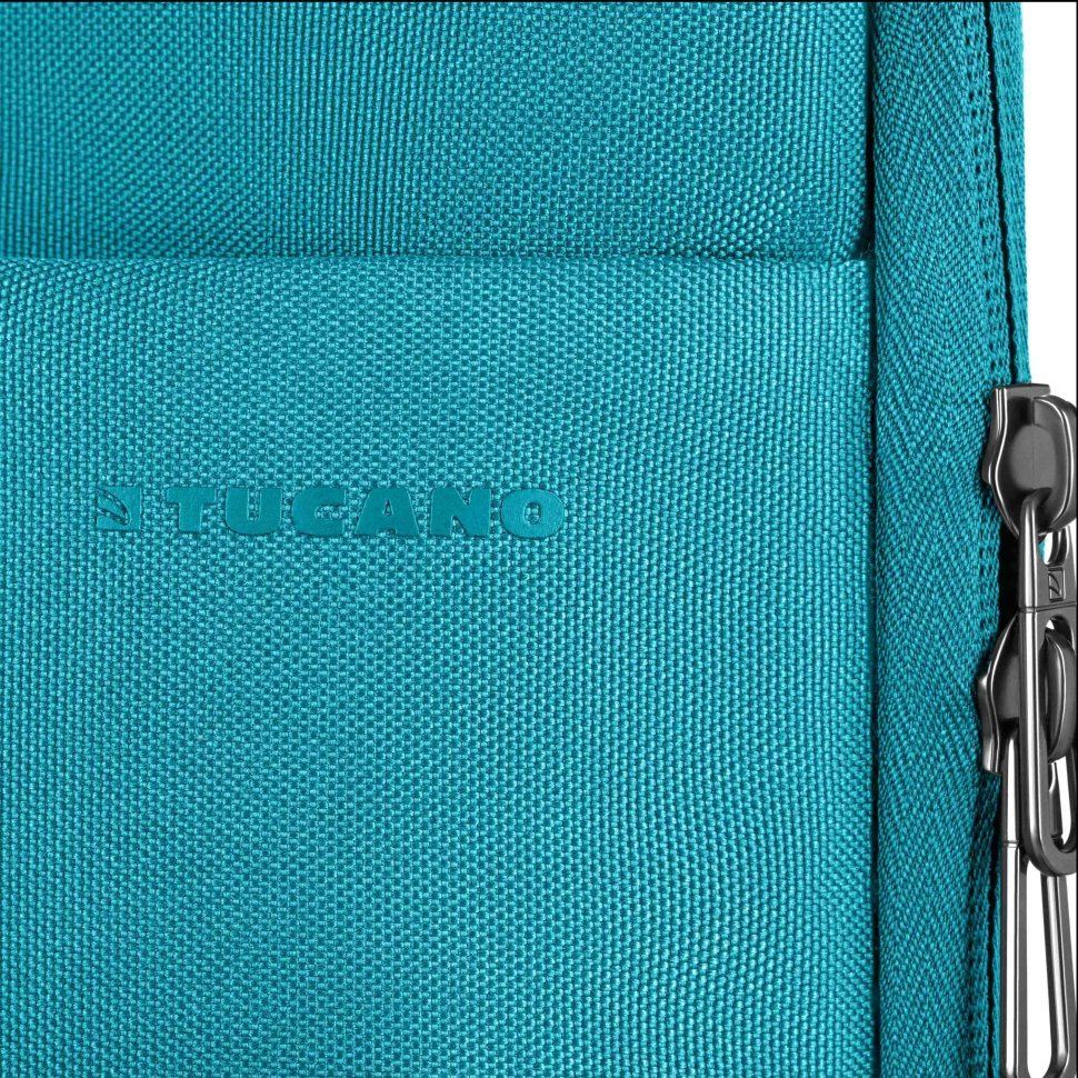 Компактная женская сумка из полиэстера для ноутбука до 14" голубого цветаTucano Darkolor 103541 modnotak фото №9