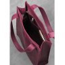 Бордовая сумка шоппер из натуральной кожи с ручками BlankNote Бэтси (12640) - 6