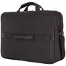 Деловая текстильная сумка для ноутбука до 17" с фиксатором Pass-Thru Wenger XE Brief черная 103641 modnotak фото - 3