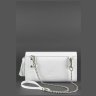 Женская сумка белого цвета из натуральной кожи BlankNote Элис (12695) - 6