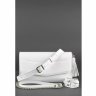 Женская сумка белого цвета из натуральной кожи BlankNote Элис (12695) - 7