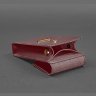 Женские сумки кроссбоди бордового цвета ручной работы из кожи BlankNote Mini (12806) - 4