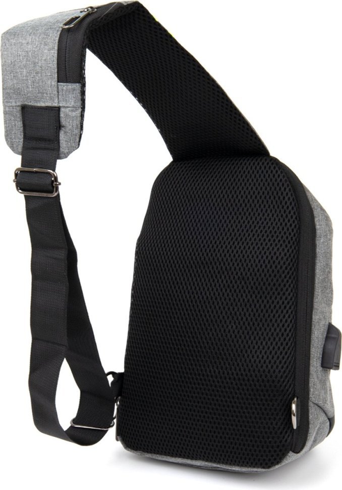 Текстильна ергономічна сумка-рюкзак через плече з кодовим замком Vintage (20554)