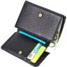 Чорний жіночий шкіряний гаманець потрійного додавання з монетницею Tony Bellucci (2422024) - 3