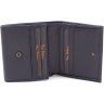 Практичний гаманець темно-синього кольору з натуральної шкіри Tony Bellucci (10786) - 2