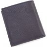 Темно-синее портмоне из фактурной кожи с фиксацией KARYA (0953-44) - 3