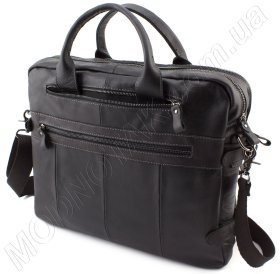 Деловая кожаная сумка для документов формата А4 KLEVENT (11535)