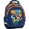 Темно-синій текстильний рюкзак для школи з принтом Bagland Butterfly 55641 - 1
