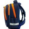 Темно-синий текстильный рюкзак для школы с принтом Bagland Butterfly 55641 - 2