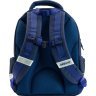 Темно-синій текстильний рюкзак для школи з принтом Bagland Butterfly 55641 - 3