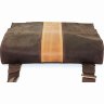 Чоловіча сумка коричневого кольору з яскравими вставками VATTO (11683) - 6
