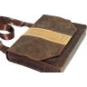 Чоловіча сумка коричневого кольору з яскравими вставками VATTO (11683) - 8