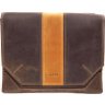 Чоловіча сумка коричневого кольору з яскравими вставками VATTO (11683) - 11